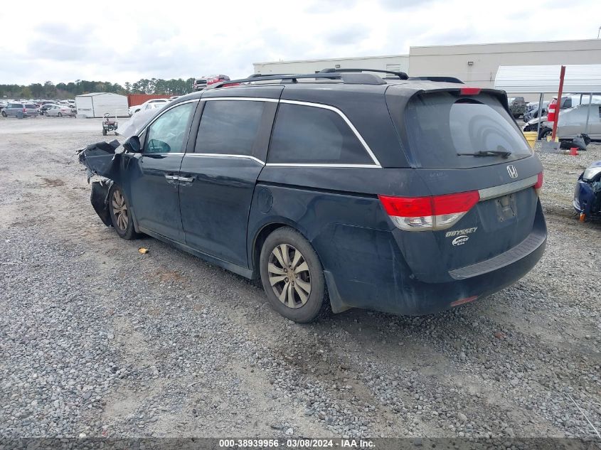 2014 Honda Odyssey Ex-L VIN: 5FNRL5H69EB093288 Lot: 38939956