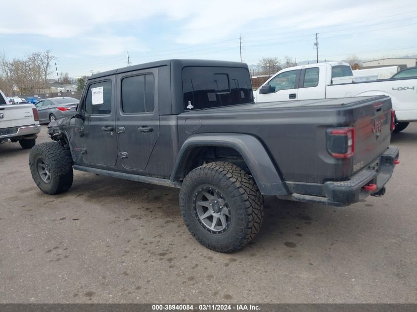 2020 Jeep Gladiator Rubicon 4X4 VIN: 1C6JJTBG0LL142503 Lot: 38940084