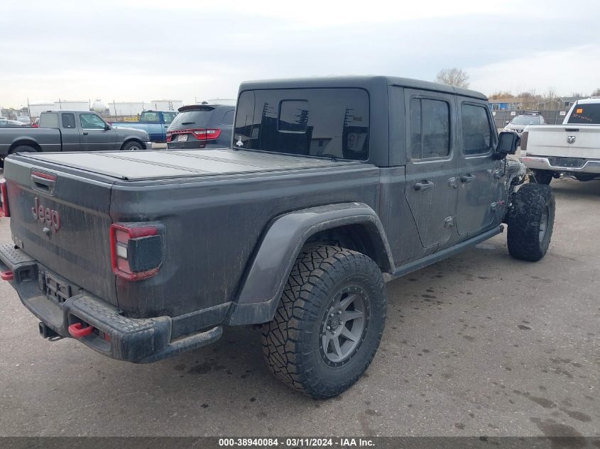 2020 Jeep Gladiator Rubicon 4X4 VIN: 1C6JJTBG0LL142503 Lot: 38940084