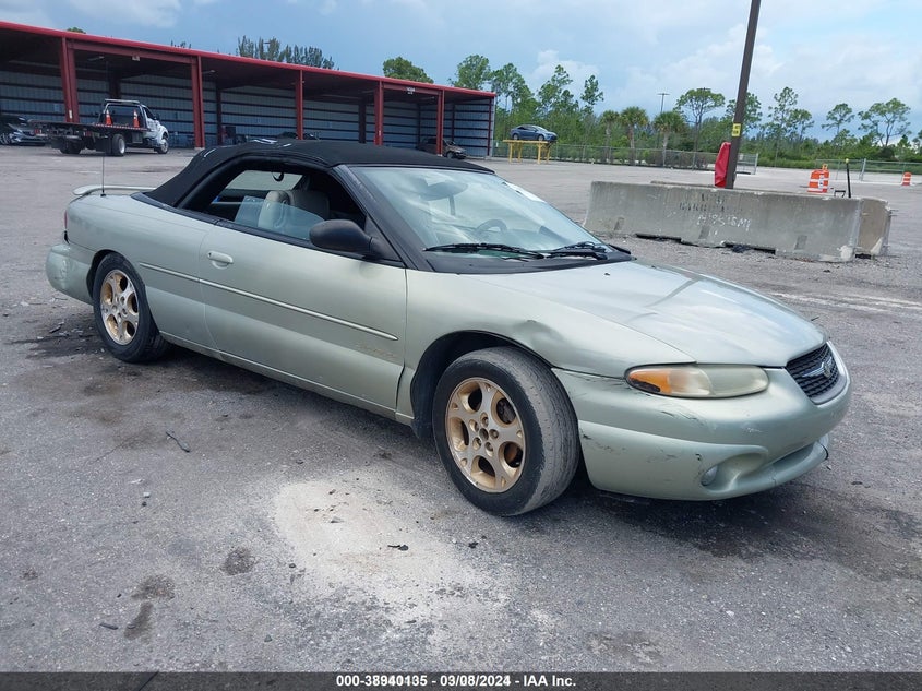 1999 Chrysler Sebring Jxi VIN: 3C3EL55H5XT539644 Lot: 38940135