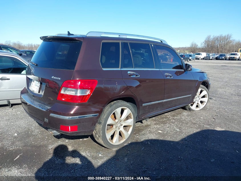 2011 Mercedes-Benz Glk 350 4Matic VIN: WDCGG8HB2BF683943 Lot: 38940227