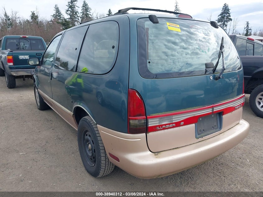 1997 Mercury Villager Gs/Ls/Nautica VIN: 4M2DV1113VDJ46757 Lot: 38940312