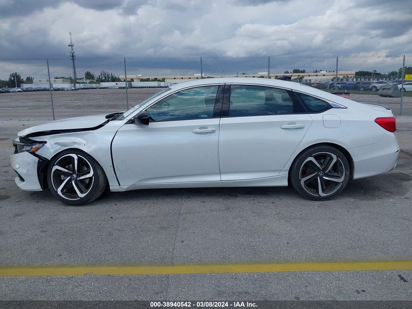VIN 1HGCV1F41NA114672 2022 HONDA ACCORD SPORT SPECIAL EDITION