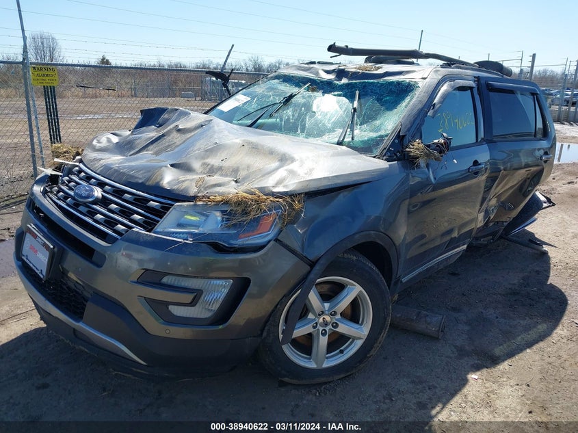 2016 FORD EXPLORER XLT - 1FM5K8DH6GGB95288