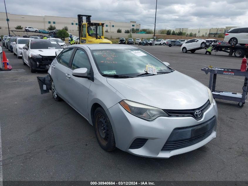 2016 TOYOTA COROLLA LE - 5YFBURHE4GP501717