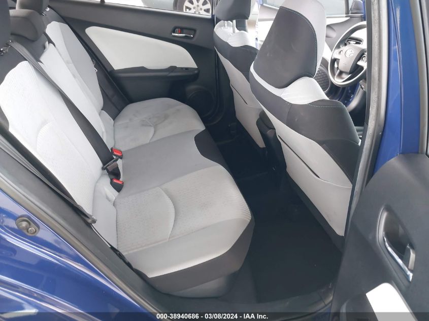2016 Toyota Prius Two VIN: JTDKBRFU9G3525178 Lot: 38940686