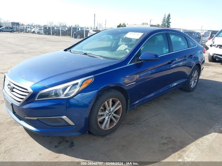 2016 Hyundai Sonata Se VIN: 5NPE24AF1GH333654 Lot: 38940707