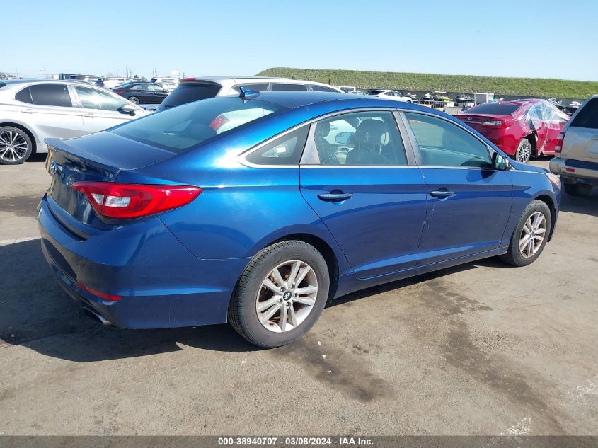 2016 Hyundai Sonata Se VIN: 5NPE24AF1GH333654 Lot: 38940707