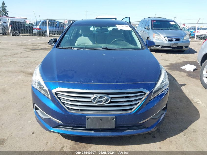 2016 Hyundai Sonata Se VIN: 5NPE24AF1GH333654 Lot: 38940707