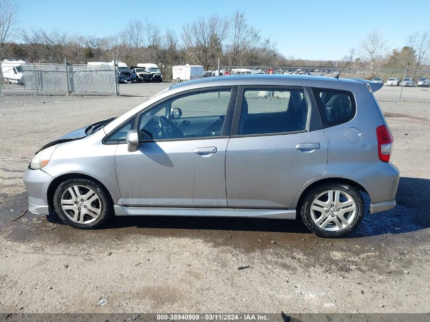 JHMGD38687S023696 | 2007 HONDA FIT