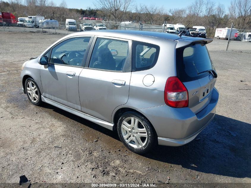 JHMGD38687S023696 | 2007 HONDA FIT