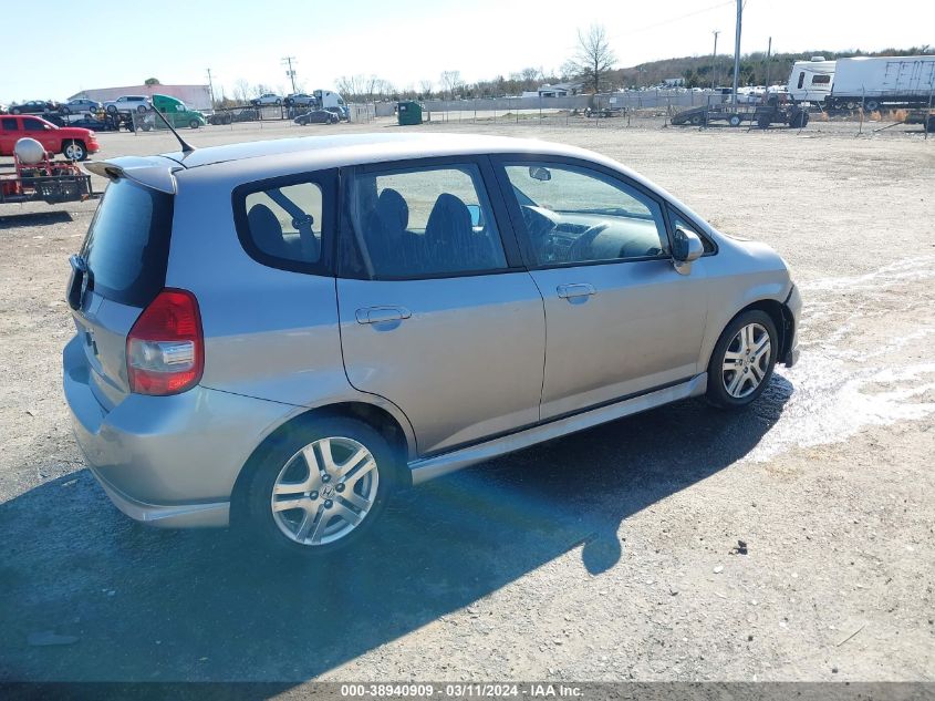 JHMGD38687S023696 | 2007 HONDA FIT