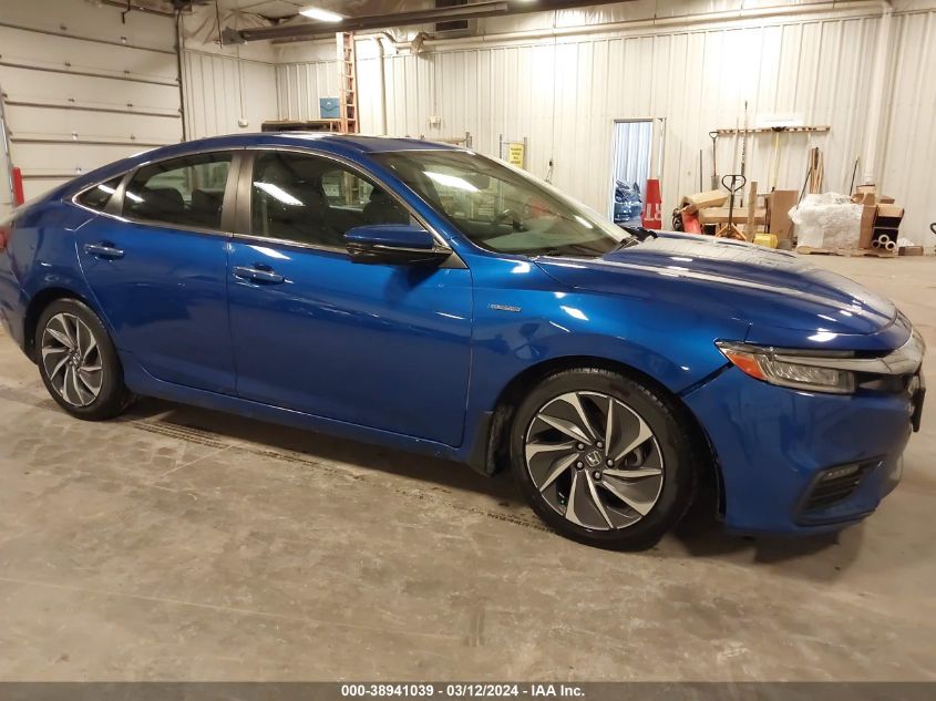 2019 Honda Insight Touring VIN: 19XZE4F93KE020968 Lot: 38941039