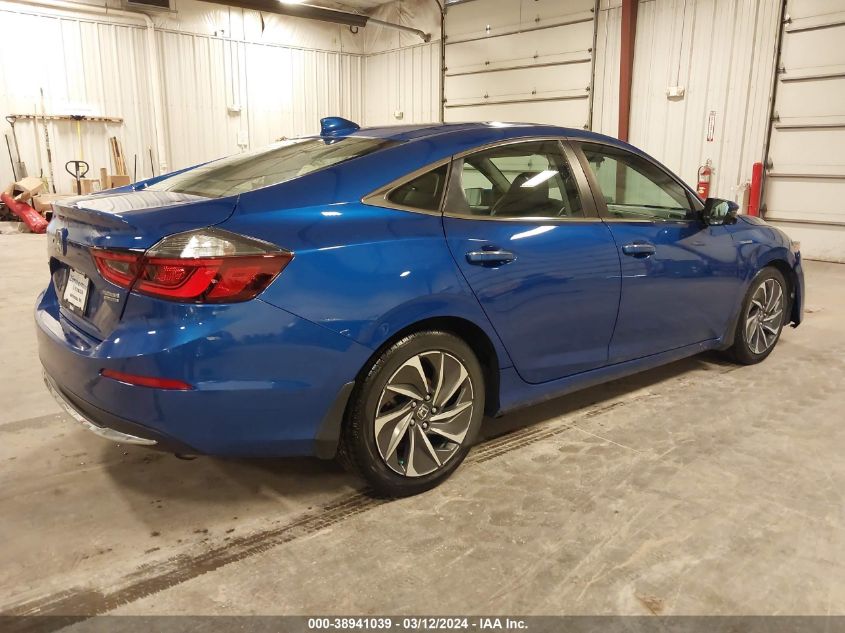 2019 Honda Insight Touring VIN: 19XZE4F93KE020968 Lot: 38941039