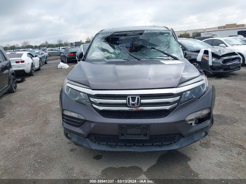 2016 Honda Pilot Ex-L VIN: 5FNYF5H76GB054771 Lot: 38941337