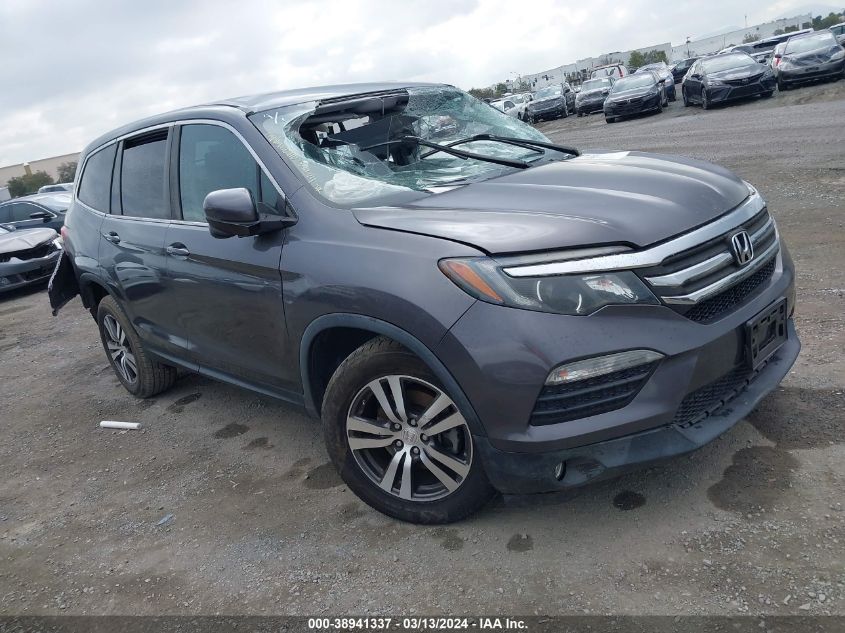 2016 Honda Pilot Ex-L VIN: 5FNYF5H76GB054771 Lot: 38941337