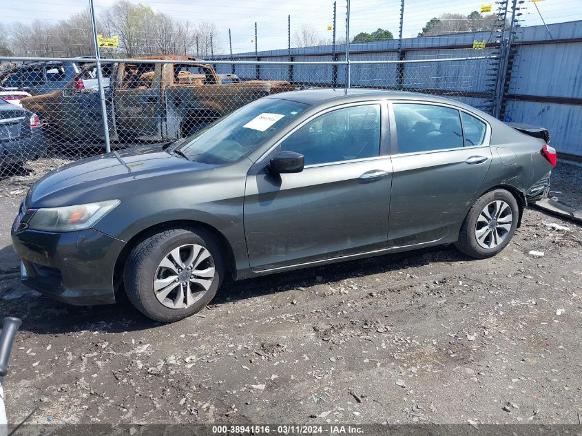 2014 Honda Accord Lx VIN: 1HGCR2F38EA186308 Lot: 38941516