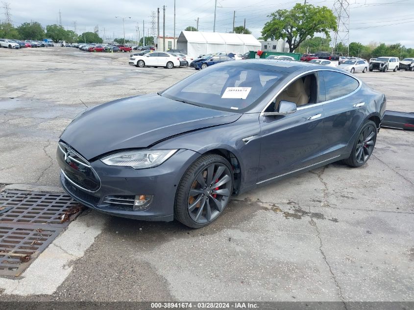 2014 Tesla Model S P85D VIN: 5YJSA1H24EFP66159 Lot: 38941674