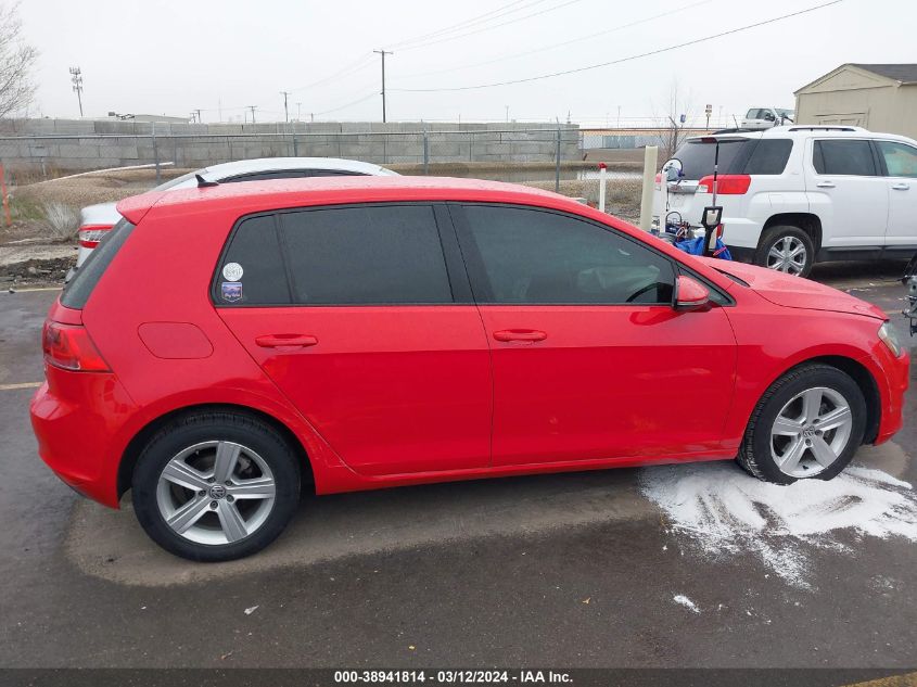 2015 Volkswagen Golf Tdi S 4-Door VIN: 3VW2A7AU9FM064427 Lot: 38941814