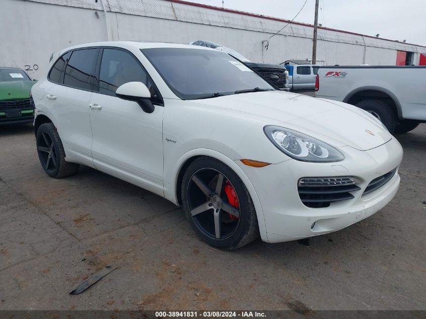 2012 Porsche Cayenne Hybrid S VIN: WP1AE2A25CLA90443 Lot: 38941831