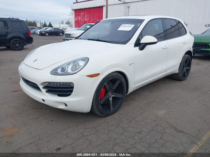 2012 Porsche Cayenne Hybrid S VIN: WP1AE2A25CLA90443 Lot: 38941831