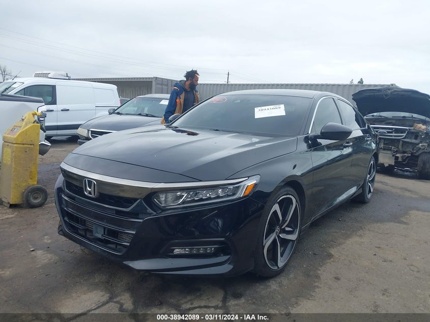 VIN 1HGCV1F35KA128450 2019 HONDA ACCORD SPORT