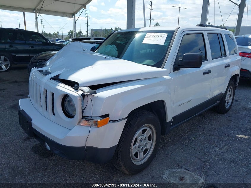 2016 JEEP PATRIOT SPORT - 1C4NJPBB5GD783491