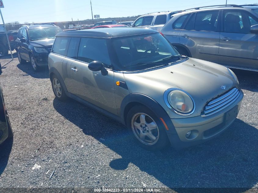 2008 Mini Cooper Clubman VIN: WMWML33588TJ47241 Lot: 38942223