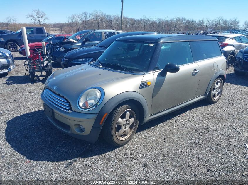 2008 Mini Cooper Clubman VIN: WMWML33588TJ47241 Lot: 38942223