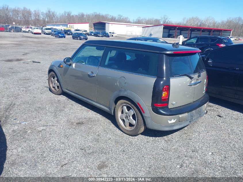 2008 Mini Cooper Clubman VIN: WMWML33588TJ47241 Lot: 38942223