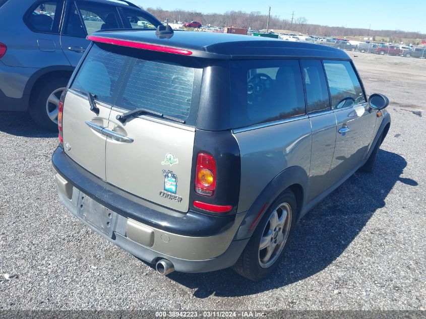 2008 Mini Cooper Clubman VIN: WMWML33588TJ47241 Lot: 38942223