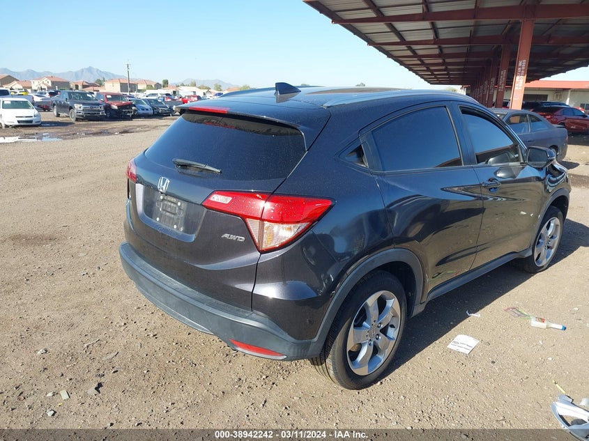 2016 HONDA HR-V EXL - 3CZRU6H73GM737582