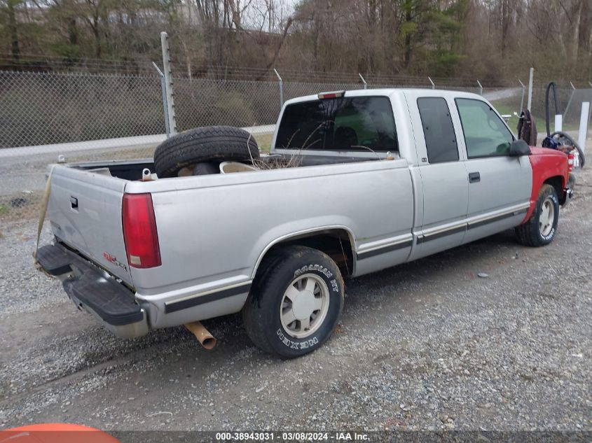 1997 GMC Sierra 1500 Sl Wideside VIN: 2GTEC19MXV1538838 Lot: 38943031