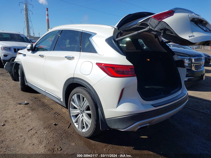 2021 Infiniti Qx50 Sensory Awd VIN: 3PCAJ5CB1MF107187 Lot: 38943117