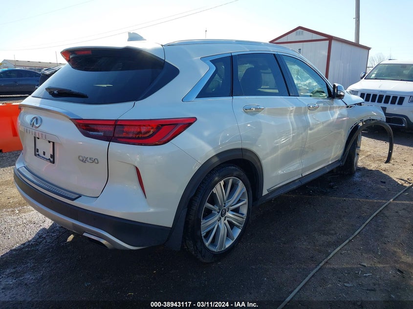 2021 Infiniti Qx50 Sensory Awd VIN: 3PCAJ5CB1MF107187 Lot: 38943117