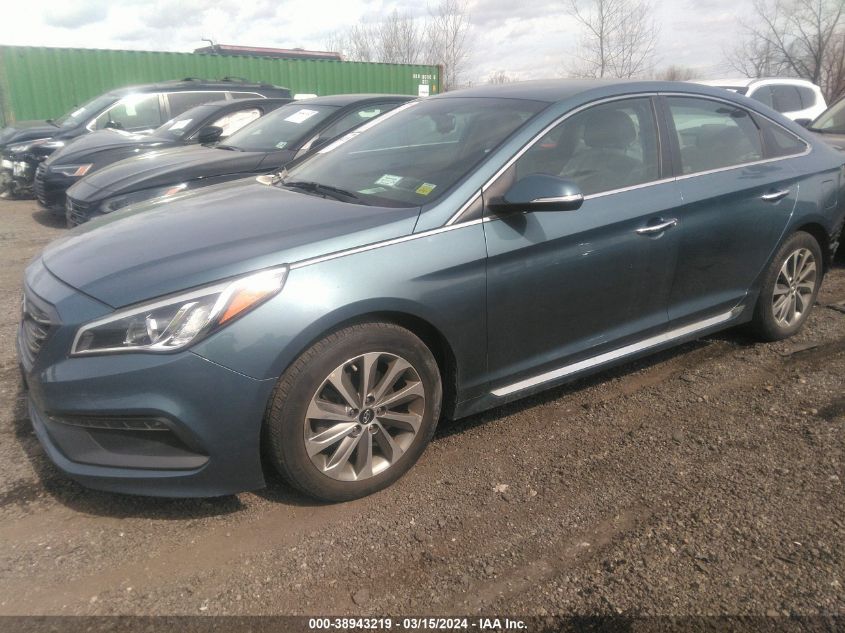 2016 Hyundai Sonata Sport VIN: 5NPE34AFXGH423642 Lot: 38943219