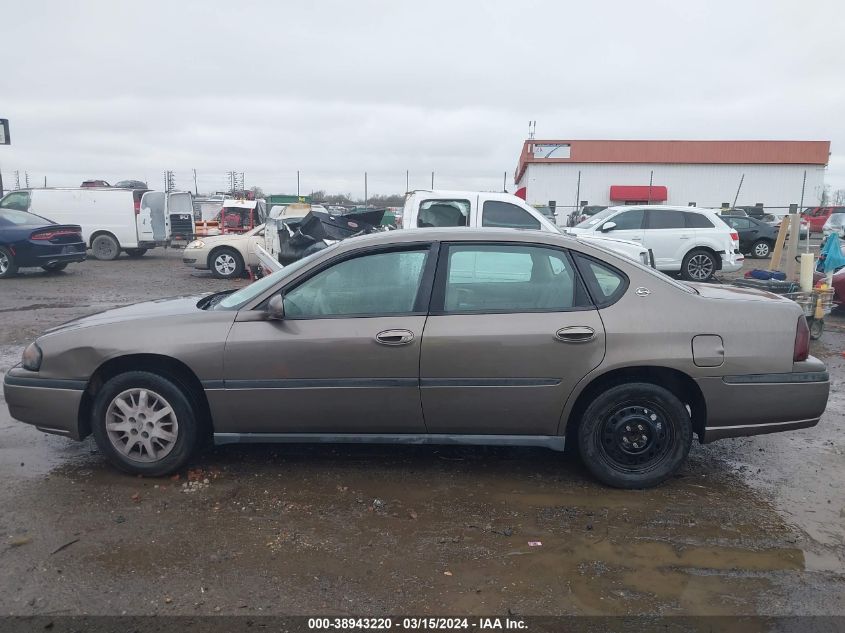 2003 Chevrolet Impala VIN: 2G1WF52E639149370 Lot: 38943220