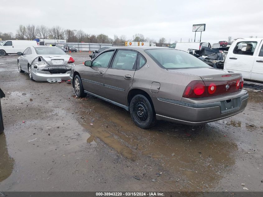 2003 Chevrolet Impala VIN: 2G1WF52E639149370 Lot: 38943220