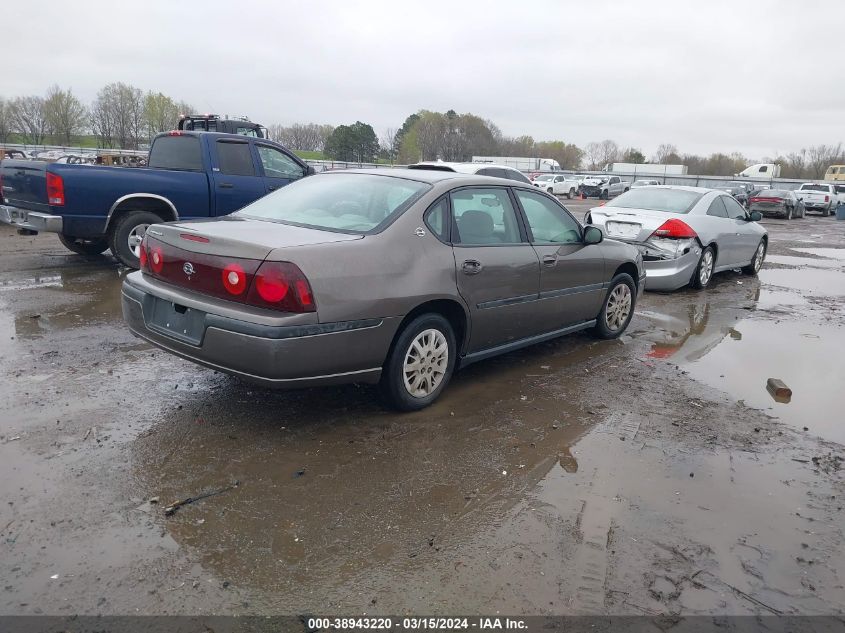 2003 Chevrolet Impala VIN: 2G1WF52E639149370 Lot: 38943220