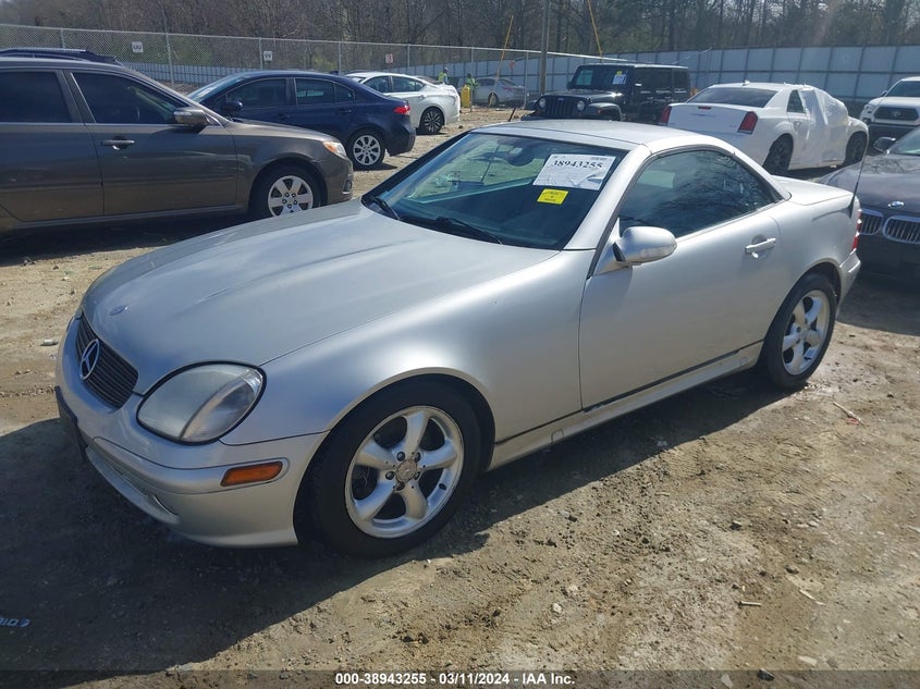 2002 Mercedes-Benz Slk 320 VIN: WDBKK65F22F252401 Lot: 38943255