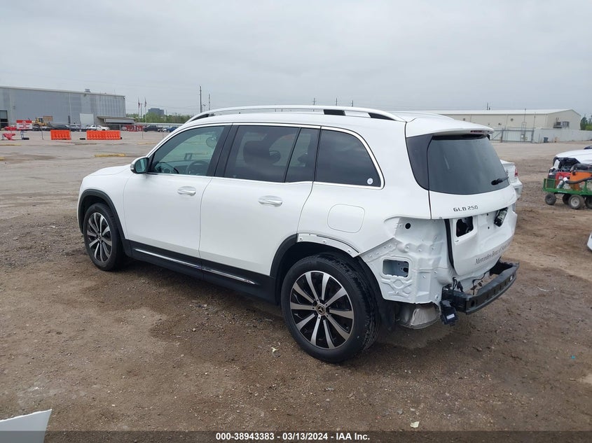 2022 Mercedes-Benz Glb 250 VIN: W1N4M4GB3NW245666 Lot: 38943383