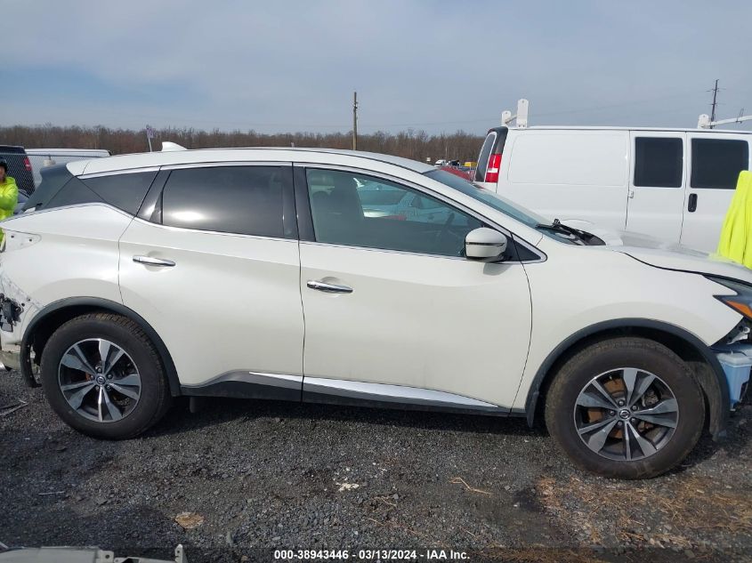 2020 Nissan Murano S Intelligent Awd VIN: 5N1AZ2AS1LN155827 Lot: 38943446