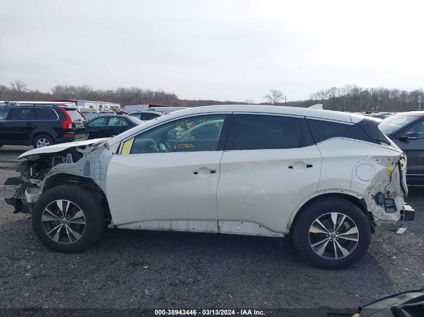 2020 Nissan Murano S Intelligent Awd VIN: 5N1AZ2AS1LN155827 Lot: 38943446