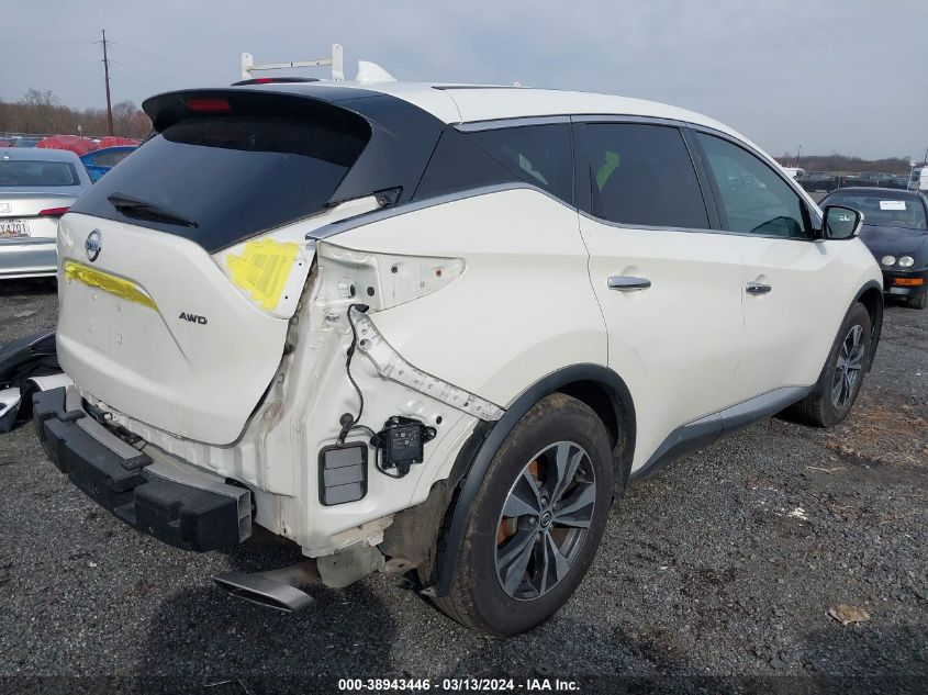 2020 Nissan Murano S Intelligent Awd VIN: 5N1AZ2AS1LN155827 Lot: 38943446