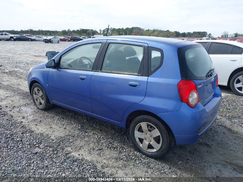 KL1TD66EX9B316151 2009 Chevrolet Aveo Lt