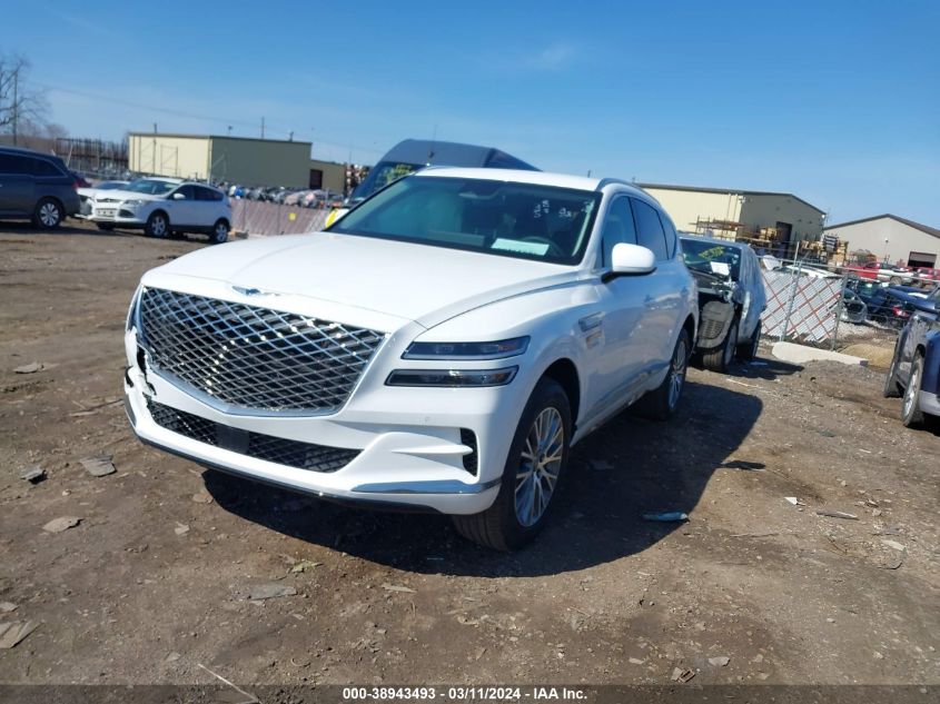 2024 Genesis Gv80 2.5T Awd VIN: KMUHBDSB6RU182020 Lot: 38943493