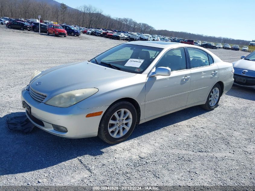 JTHBF30G036005298 | 2003 LEXUS ES 300