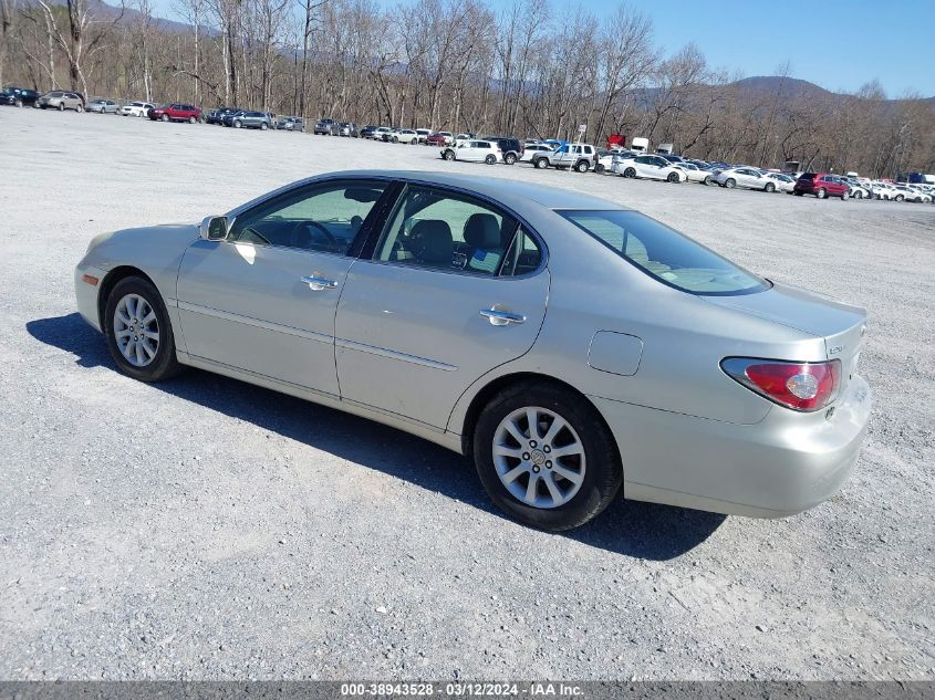 JTHBF30G036005298 | 2003 LEXUS ES 300