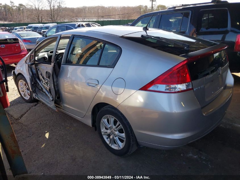 2011 Honda Insight Ex VIN: JHMZE2H71BS012086 Lot: 38943849