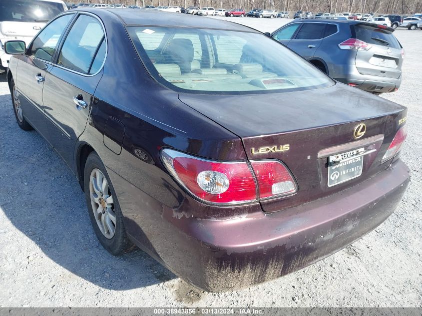 2002 Lexus Es 300 VIN: JTHBF30G425028572 Lot: 38943856